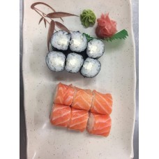 JM24. (SS) 6 Saumon Roll Cheese & 6 Maki Cheese