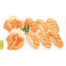JM11. (SSR) 6 Sushi Saumon & 6 Sashimi Saumon