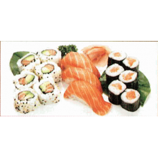 JM2B. (SS) 6 California Saumon et Avocat & 6 Maki Saumon & 3 Sushi Saumon